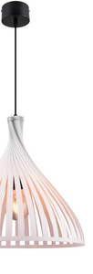 GoodHome Pendant Lamp Crozon E27, white