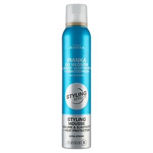 JOANNA Styling Effect Styling Volume & Elasticity + Heat Protection Extra Strong Hair Mousse 150ml