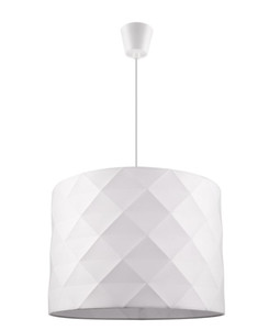 GoodHome Pendant Lamp Salusas E27, off-white