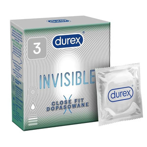 Durex Condoms Invisible Close Fit 3pcs