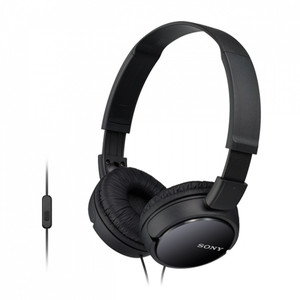 Sony Headphones MDR-ZX110AP, black