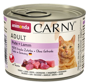 Animonda Carny Adult Cat Food Turkey & Lamb 200g