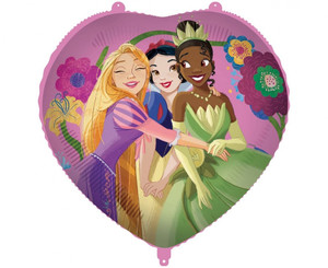 Foil Balloon Heart Princess 18" 46cm