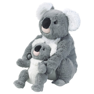 SÖTAST Soft toy, set of 2, koala/grey