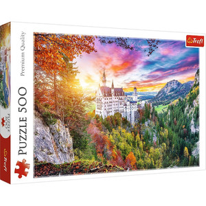 Trefl Jigsaw Puzzle View of Neuschwanstein Castle, Germany 500pcs 10+