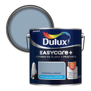 Dulux EasyCare+ Washable Durable Matt Paint 2.5l industrial blue
