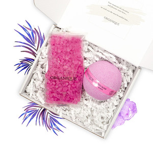 ORGANIQUE Gift Bath Set Pink Gift
