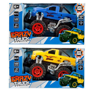 RC Off-Road Vehicle Crazy Truck, 1pc, assorted colours, 6+