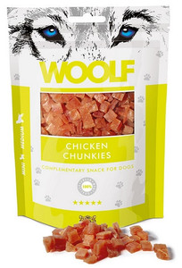 Woolf Soft Chicken Chunkies Snack for Dogs 100g