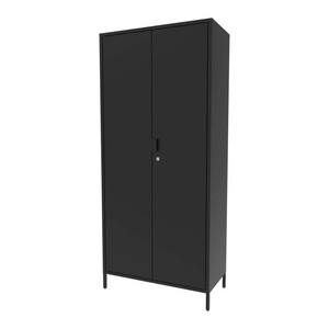GoodHome Storage Cabinet Rand 180 x 80 x 40 cm, matt black
