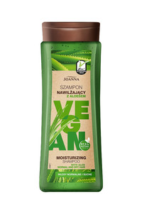 Joanna Moisturizing Shampoo Aloe Vera for Normal & Dry Hair 97.5% Natural Vegan 300ml
