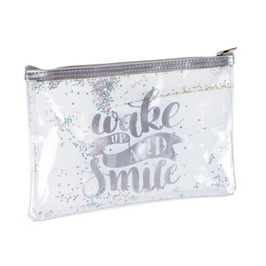 Pencil Pouch Gloss Silver