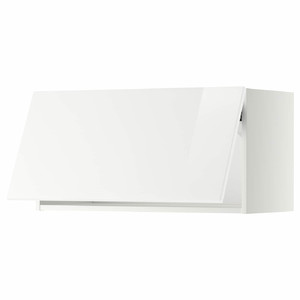 METOD Wall cabinet horizontal, white/Ringhult white, 80x40 cm