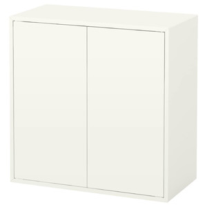 EKET Wall-mounted shelving unit, white, 70x35x70 cm