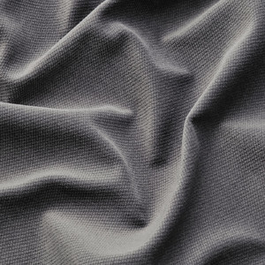 EKTORP Cover for footstool, Hakebo dark grey