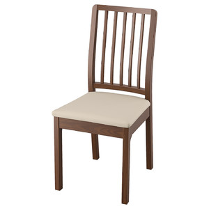 EKEDALEN Chair, brown/Hakebo beige