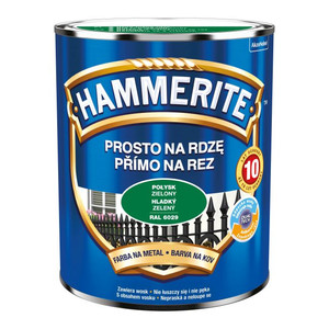 Hammerite Direct To Rust Metal Paint 0.7l, gloss green