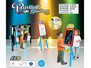 Matnetic Drawing Board Painting & Glowing LED 3+