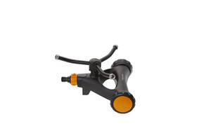 Fiskars Whirling Sprinkler, metal, with wheels