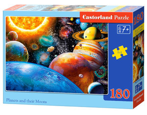 Castorland Children's Puzzle Planets and their Moons 180pcs 7+
