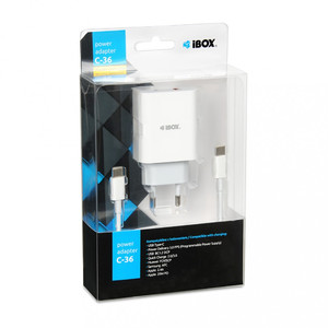 iBOX C-36 Charger USB-C EU Plug