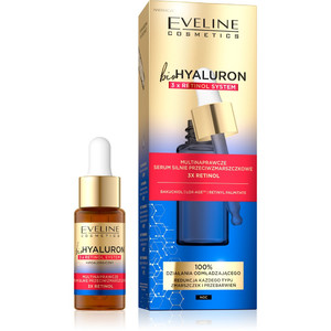 Eveline bioHyaluron 3x Retinol Multi-Repairing Strongly Anti-Wrinkle Serum 18ml