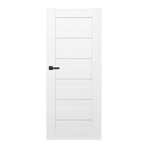 Non-rebated Internal Door Trame 70, right, white