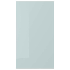 KALLARP Front for dishwasher, high-gloss light grey-blue, 45x80 cm