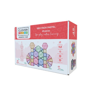 Cleverclixx Geo Pack Pastel 45pcs 3+