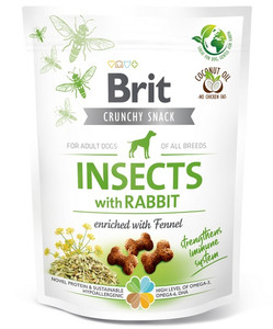 Brit Care Dog Crunchy Snack Cracker Insect & Rabbit 200g