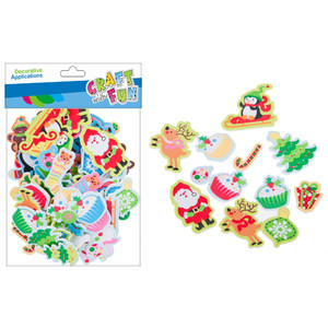 Craft Christmas Stickers Mix