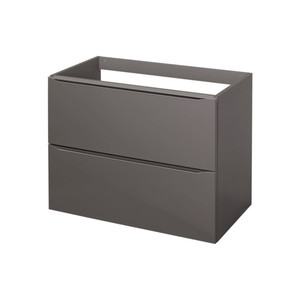 Wall-mounted Basin Cabinet GoodHome Imandra 80cm, grey