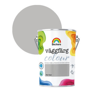 Beckers Matt Latex Paint Vaggfarg Colour 5l star dust