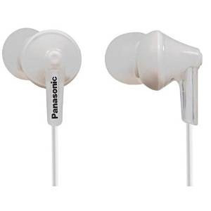 Panasonic ErgoFit In-Ear Earbud Headphones RP-HJE125E-W, white