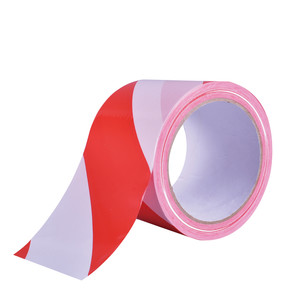 Diall Warning Caution Safety Tape 50 mm x 100 m, red-white