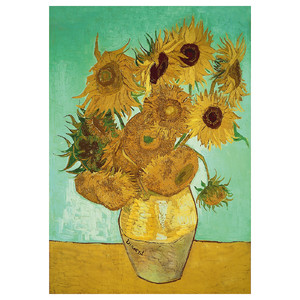 PJÄTTERYD Picture, Vase With Twelve Sunflowers, 70x100 cm