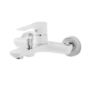 GoodHome Bath Tap Wicie, white