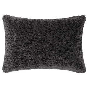 ÅSJORDFLY Cushion cover, dark grey, 40x58 cm