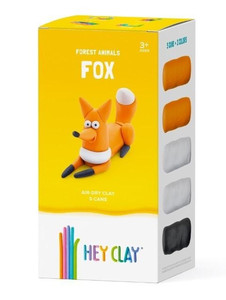 Hey Clay Modelling Compound Forest Animals Fox 3+