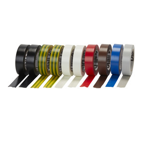 Diall Electrical Tape, multicolour, 15 mm x 10 m, 10 pack