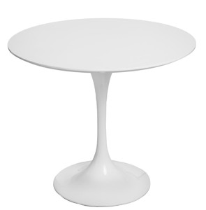 Table Fiber 90cm, white