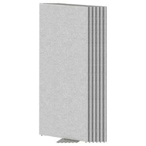 SIDORNA Room divider, grey, 80x195 cm