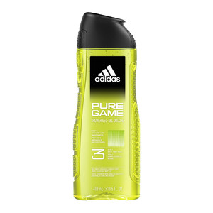 Adidas Pure Game Shower Gel for Men 3in1 Face, Body & Hair 400ml