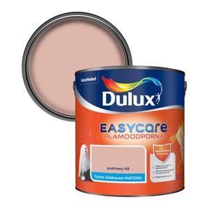 Dulux EasyCare Matt Latex Paint 2.5L, powder pink