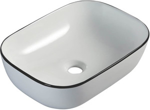 Sepio Countertop Wash Basin 45 x 32 cm, black