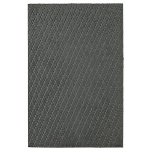 ÖSTERILD Door mat, indoor, dark grey, 40x60 cm