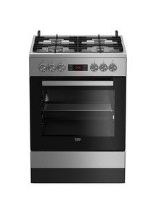 Beko Electric-Gas Cooker FSM62332DXT