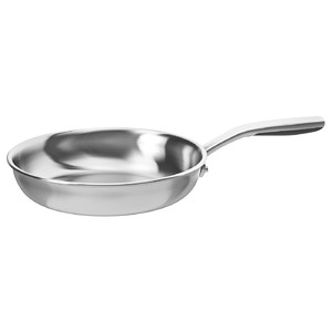 SENSUELL Frying pan, stainless steel, grey, 24 cm
