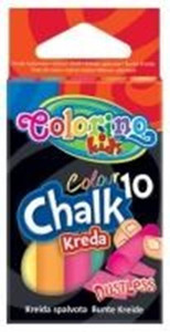 Colorino Kids Chalk 5 Colours, 10 pieces