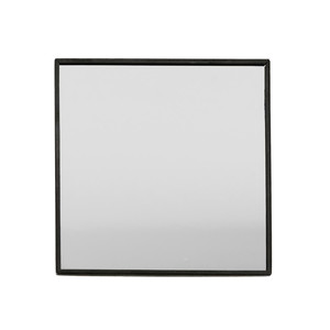 Decorative Mirror Tray 10cm, square, black